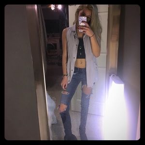 Cover up or shirt button up